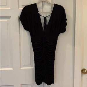 Young, Fabulous & Broke Black Mini Fitted Dress